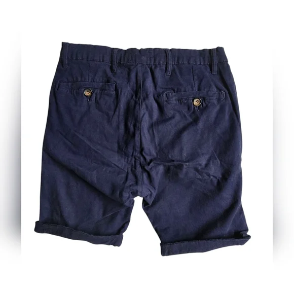 Boohoo Man Navy Blue Men's Shorts - Picture 3 of 3